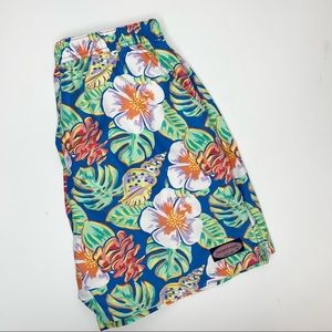 Vineyard Vines Hawaiian Print Swim Trunks